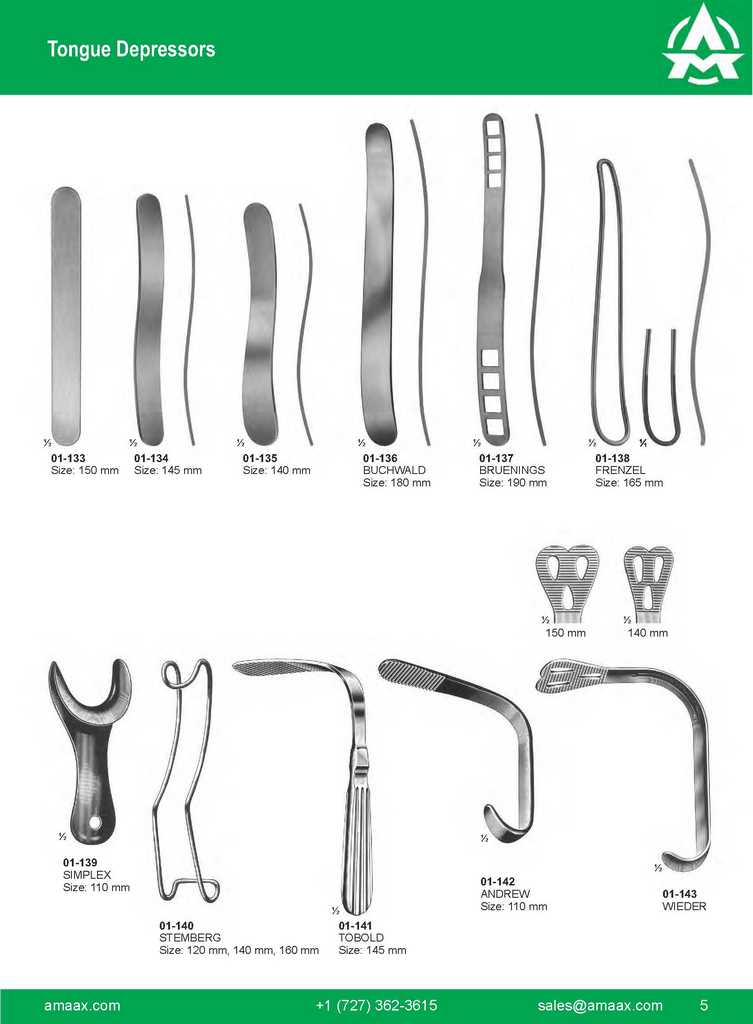 G005 Tongue Depressors Buchwald Bruenings Frenzel Simplex Stemberg Tobold Ndrew Wieder