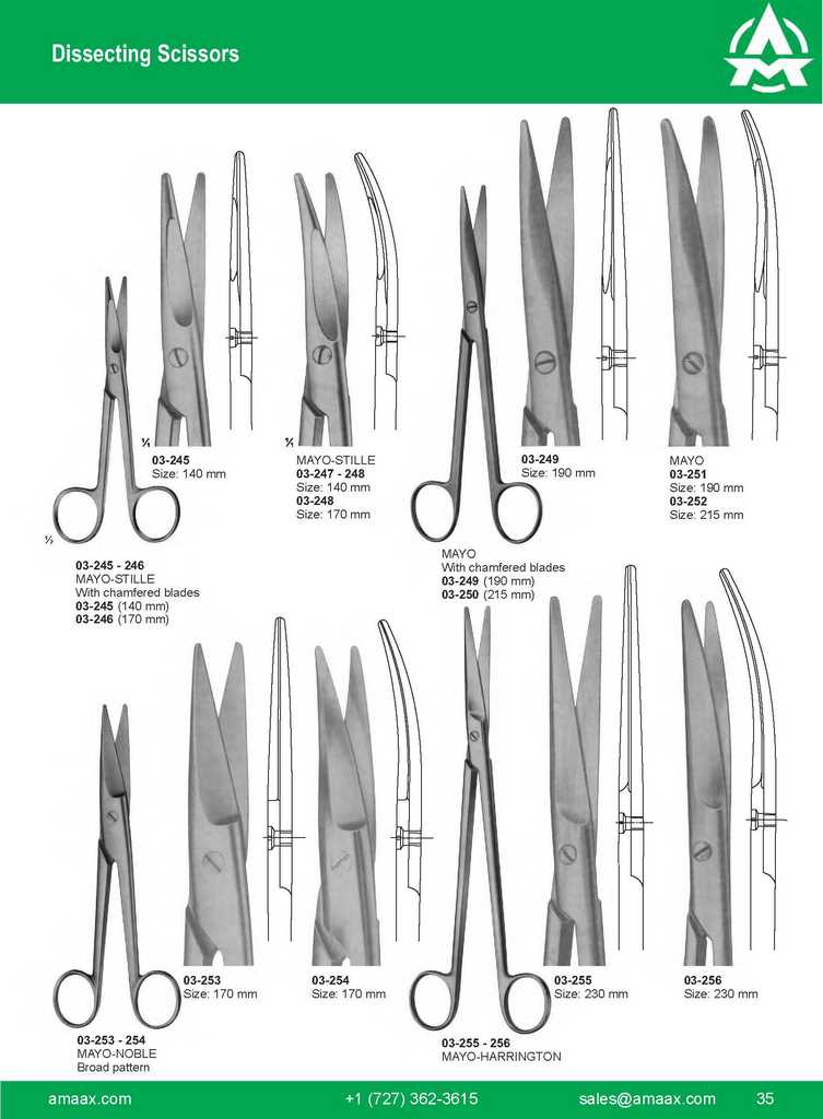 G035 Dissecting Scissors Mayo Stille Noble Harrington