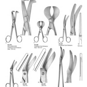 G044 Operating Gynaecology Scissors Schumacher Umbilical Cord Braun Stadle Dammschere