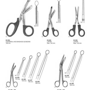 G049 Bandage Cloth Scissors Universal Lister