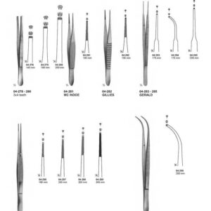 G063 Tissue Forceps Mc Indoe Gillies Gerald Waugh Brophy