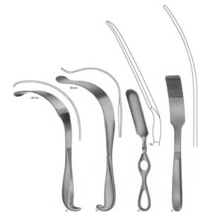 G144 Abdominal Intestinal Spatulas Leriche Kummel Mikulicz Kader