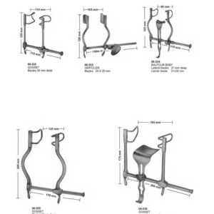 G159 Abdominal Retractors Gosset Hertzler Balfour Baby