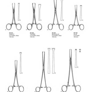 G163 Intestinal Tissue Grasping Forceps Chaput Tuffier Boys Allis Judd
